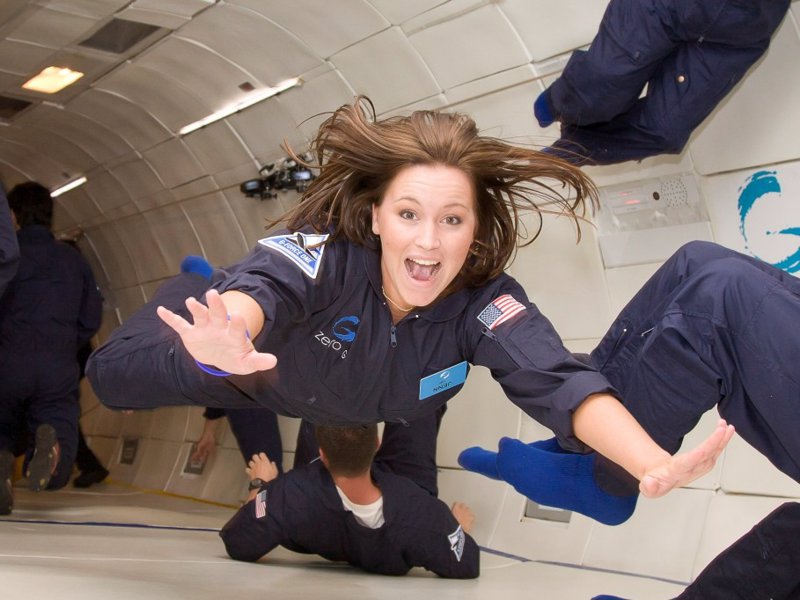Experience Zero Gravity Weightlessness - Float like an astronaut and in weightless zero gravity -  the ultimate gift experience for a space or science fan