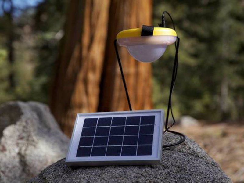 Sun King Pro Portable Solar Lantern and USB Charger - One of the best solar lamps available with a USB charger and 45 hours of light