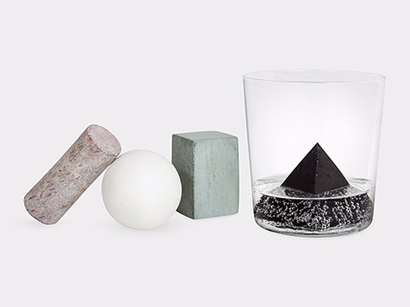 Geometric Drink Rocks - Cool down your drink without diluting it with these geometric drink rocks, for the design conscious drinker