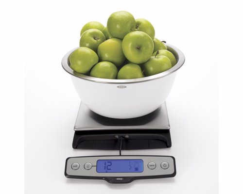 OXO Good Grips 22-Pound Food Scale - High quality & high capacity kitchen scale from the popular OXO Good Grips range