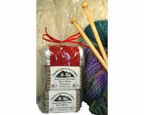 Appalachian Knitter's First Aid Kit - Knitters need to wash their hands frequently to keep their knitting clean, but all that washing can dry out a knitter's hands! This first aid kit is all about moisturizing those creative hands.