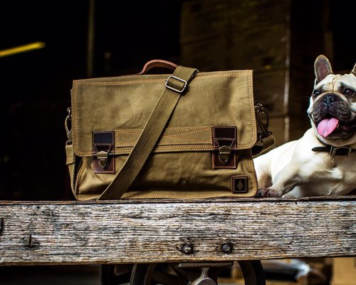 DamnDog Work Bag - Look damn cool on your way into the office with the DamnDog briefcase style Work Bag