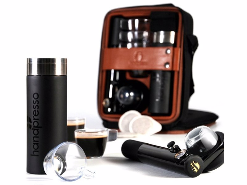 Handpresso Travel Espresso Set - Have an espresso to hand wherever you go with this good looking set