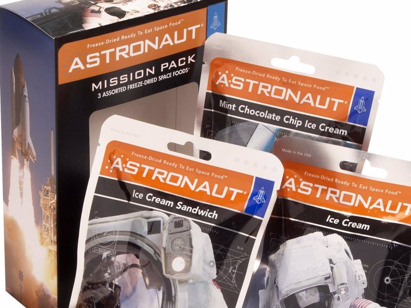 Astronaut Ice Cream - Delicious freeze-dried treats just like the astronauts eat