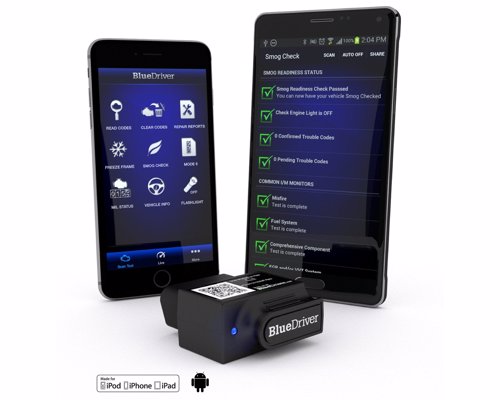 BlueDriver Vehicle Diagnostic Scan Tool And App - Read or clear trouble codes on your phone when the check engine light comes on. View a vehicle-specific Repair Report that contains info such as Code Definition, Possible Causes, and Reported Fixes