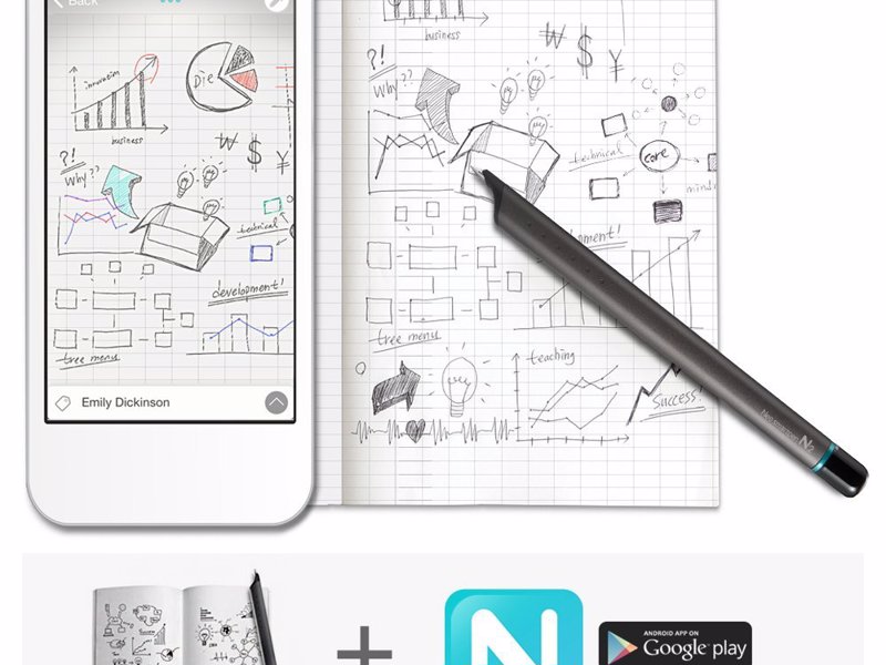 Neo N2 Smartpen - Draw or write notes with this smart pen and they are automatically synced to your phone, and apps such as Google Drive and Evernote
