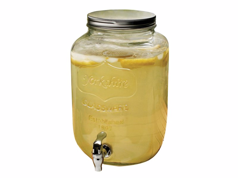 Mason Jars Style Drink Dispenser - Serve your iced tea, punch, kumbucha in style on a hot day