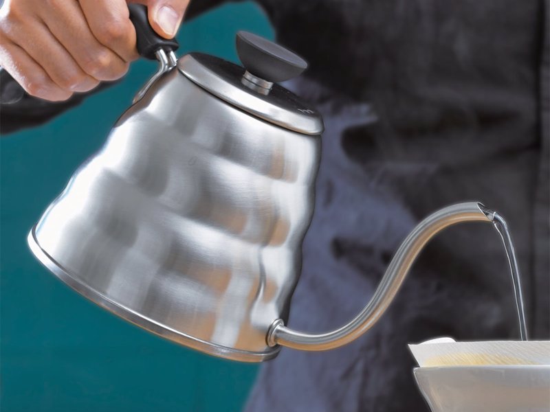 Hario V60 Coffee Drip Kettle - Make pour overs like a pro with this stunning stainless steel kettle that's easy to use, and offers a thin spout for easy pouring