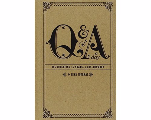 5-Year Q&A a Day Journal - Keep track of what was going through your head each day—for five years of your life, look back at how your answers change