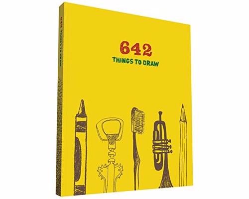 642 Things to Draw Journal - A rolling pin, a robot, a pickle, a water tower.. offbeat, clever, and endlessly absorbing drawing prompts for budding artists and experienced sketchers alike