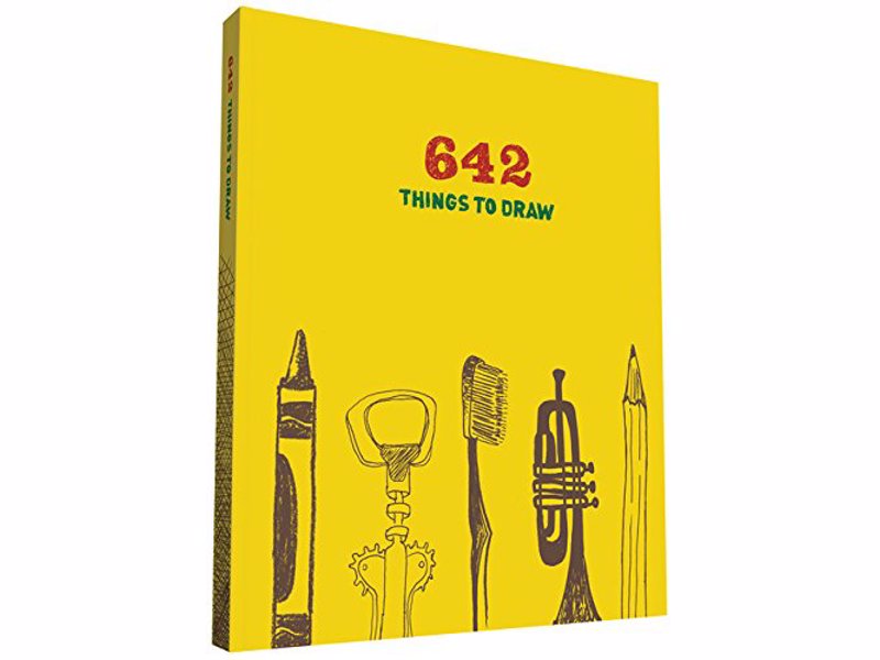 642 Things to Draw Journal - A rolling pin, a robot, a pickle, a water tower.. offbeat, clever, and endlessly absorbing drawing prompts for budding artists and experienced sketchers alike
