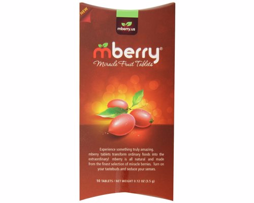 Miracle Fruit Turns Sour Foods to Sweet - Mberry tablets change sour foods into delicious sweetness - be amazed biting into lemons, limes, grapefruit