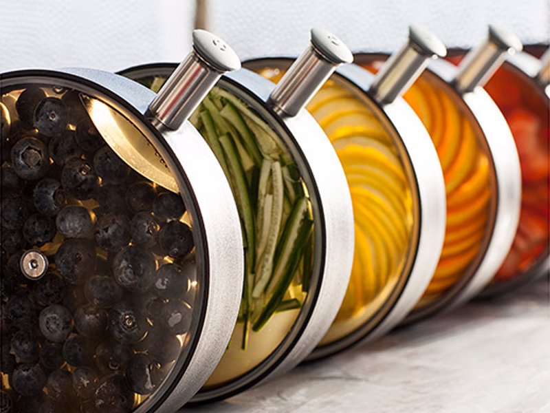 Porthole Infuser - Simple and beautiful infusion vessel for creating cocktails, infused oils, dressings and more