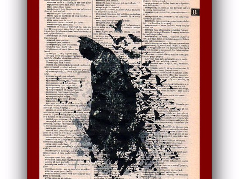 Upcycled Super Hero Wall Art - Your favorite superheroes, printed on old dictionary pages, musical scores, or plain paper