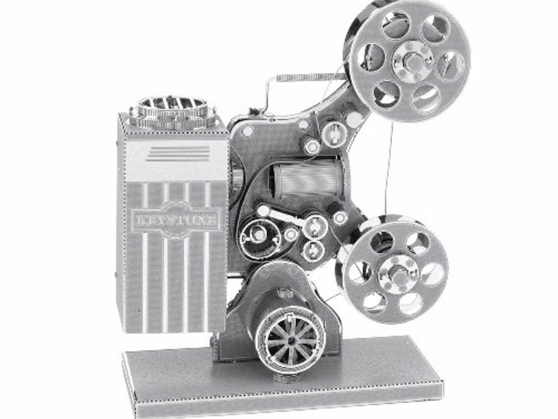 Movie Projector Metal Modelling Kit - Create a miniature metal movie projector