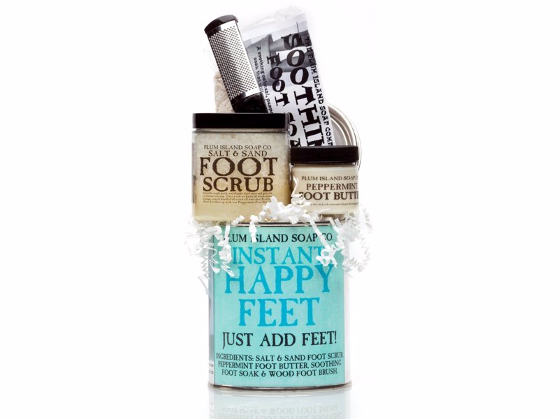 Foot Recovery Set - All natural Instant Happy Feet Pedicure Gift Set a great gift for runners or just those who want pampering