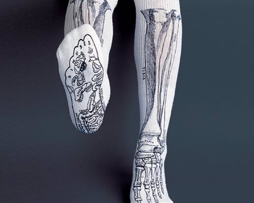 Anatomical Bone Socks - Show off your love of science and biology with these fun socks