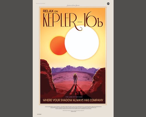 NASA Travel Bureau Art Prints - Futuristic yet retro space tourism posters from NASA