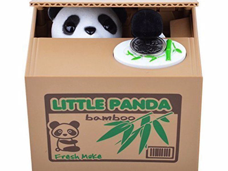 Itazura Panda Coin Bank - One of the most adorable coin banks in the world