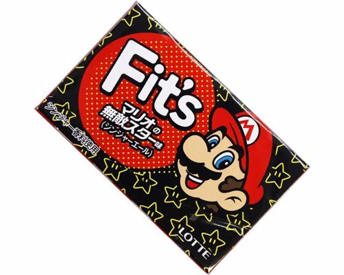 Limited Edition Nintendo Mario Gum - Nintendo celebrates its mascot with a ginger ale gum that is unique in its packaging as well as the gum itself
