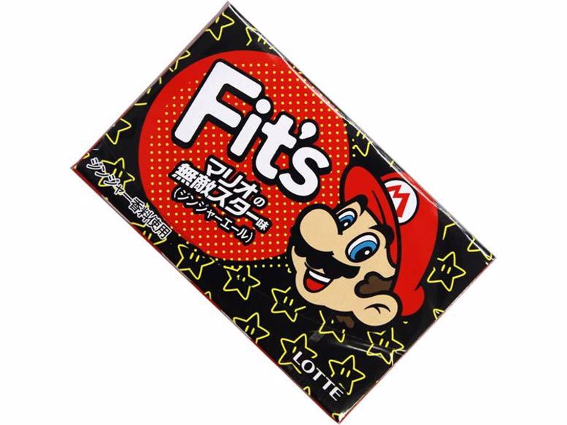 Limited Edition Nintendo Mario Gum - Nintendo celebrates its mascot with a ginger ale gum that is unique in its packaging as well as the gum itself