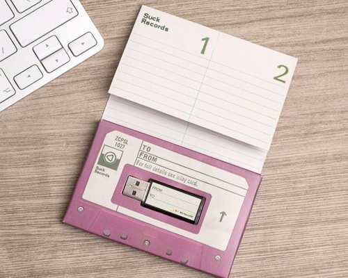 Design Your Own USB Mixtape - Fill up this USB with a personalised playlist and pop it back into its cassette tape case for a thoughtful old school gift