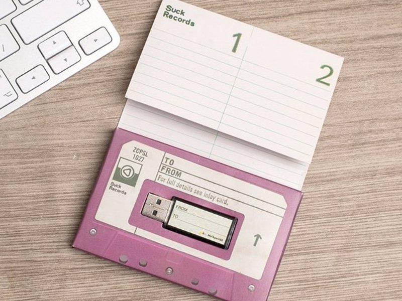 Design Your Own USB Mixtape - Fill up this USB with a personalised playlist and pop it back into its cassette tape case for a thoughtful old school gift