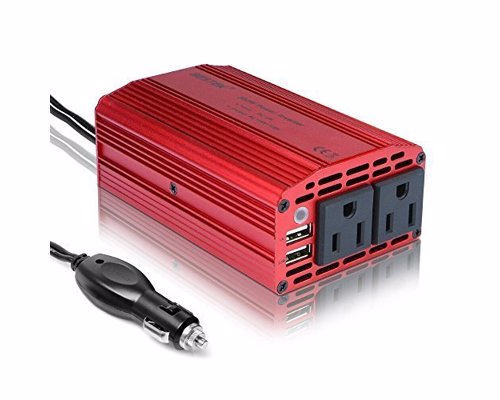 Power Inverter Car Charger - Charge all your gadgets on the go from your car, phones, laptops, iPads, DVD players, hair straighteners