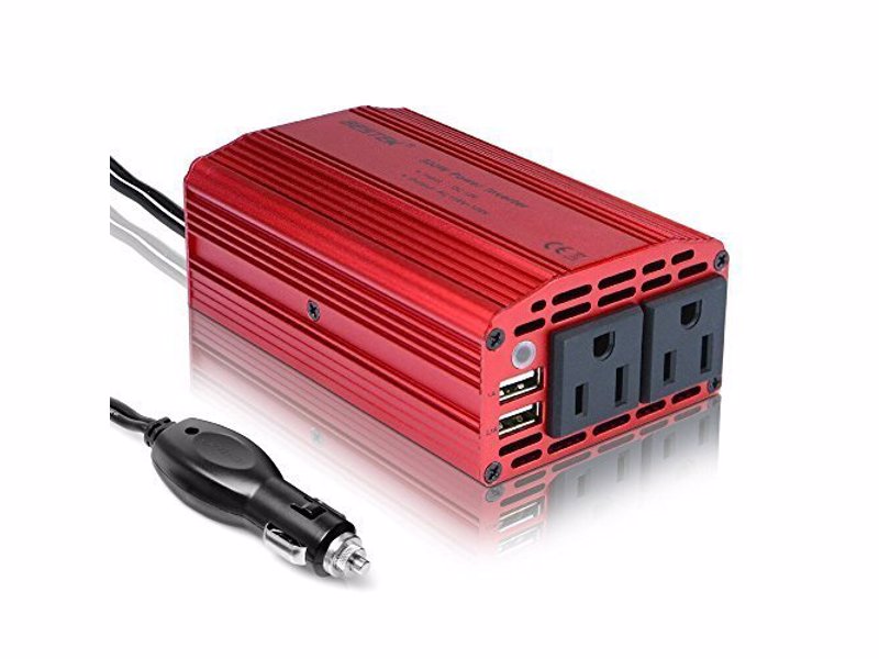 Power Inverter Car Charger - Charge all your gadgets on the go from your car, phones, laptops, iPads, DVD players, hair straighteners 