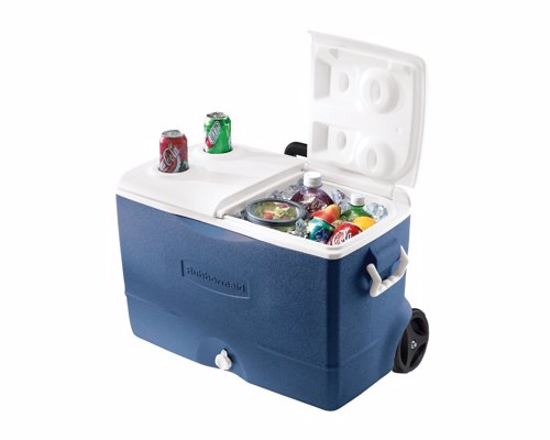 5-Day Ice Cooler - Rugged, wheeled ice box that will keep your food (and beers) cool for almost a week