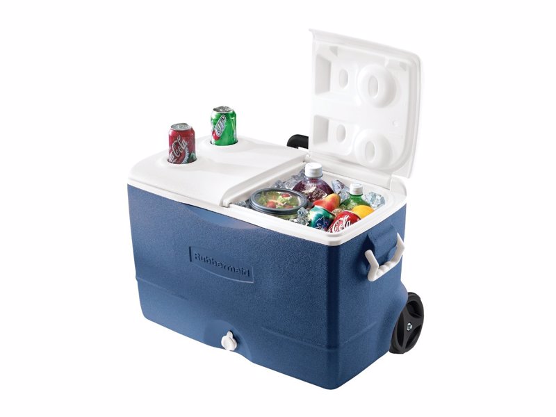 5-Day Ice Cooler - Rugged, wheeled ice box that will keep your food (and beers) cool for almost a week