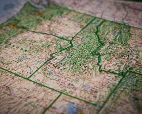 Fold out road maps - Put your phone away and embrace adventure! Plan, follow and document your route on an old school fold out map