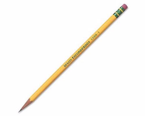 Perfect for crosswords pencil pack! - Ticonderoga Yellow Pencil, No.1 Extra Soft Lead