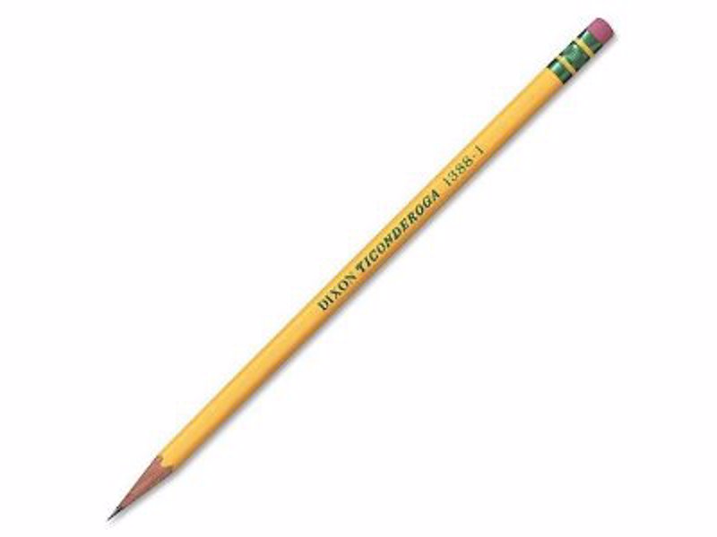Perfect for crosswords pencil pack! - Ticonderoga Yellow Pencil, No.1 Extra Soft Lead