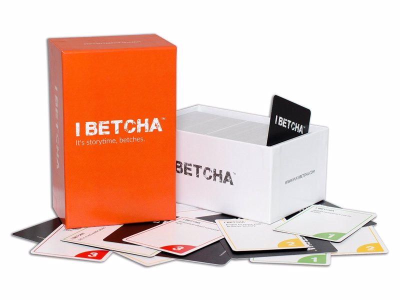 IBETCHA - The ultimate party game - Cards Against Humanity meets Never Have I Ever in this hilarious party game that gets people to tell their most epic stories