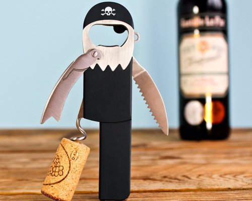Legless Pirate Corkscrew - Forget Blackbeard, Legless is the hardest working pirate in the bar