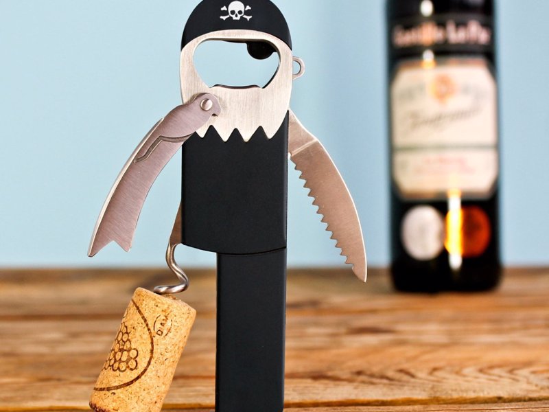 Legless Pirate Corkscrew - Forget Blackbeard, Legless is the hardest working pirate in the bar