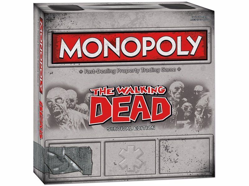 The Walking Dead Monopoly - Zombified version of the timeless board game