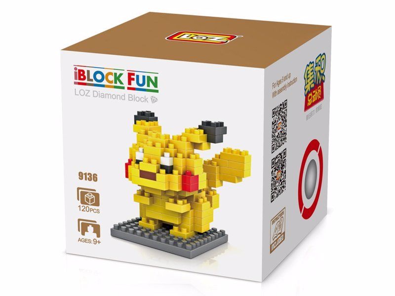 Pokémon Block Puzzles - Miniature 3D building block puzzles of all your favorite Pokémon characters