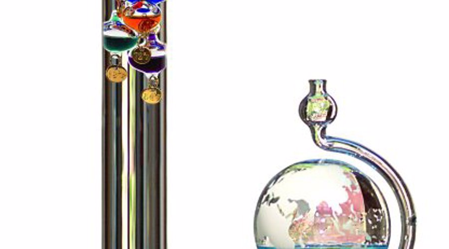 Galileo Thermometer with Goethe Barometer Expertly Chosen Gifts
