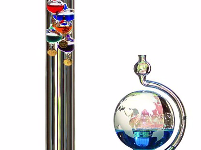 Galileo Thermometer with Goethe Barometer Expertly Chosen Gifts