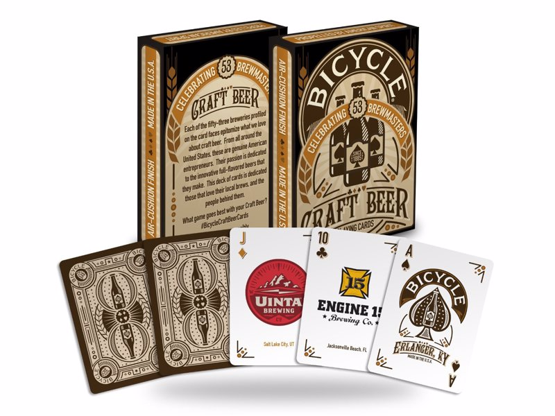 Craft Beer Playing Cards - A quality deck of cards with a different craft brewery on each one