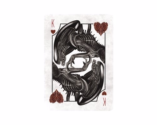 Alien Playing Cards - A deck of cards with amazing artwork based on the 1979 Alien movie