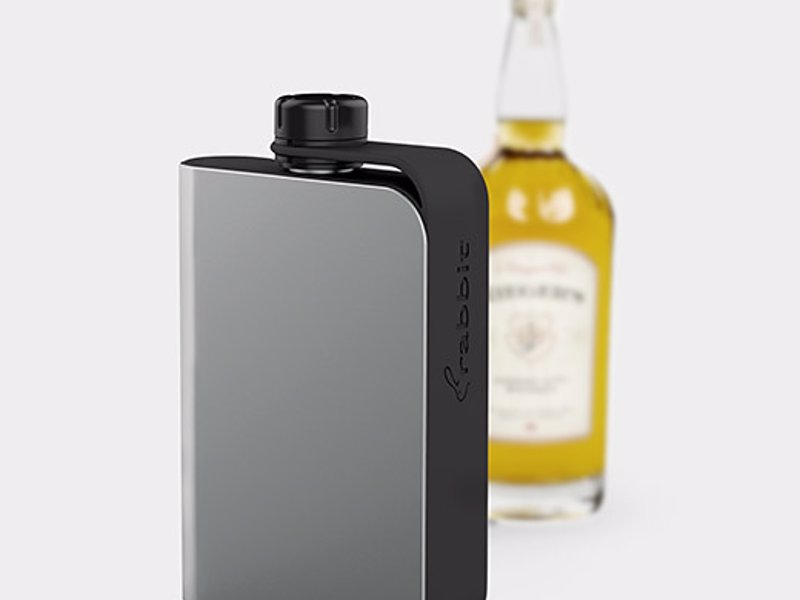 Rabbit Hip Flask - Sleek and modern hip flask, perfect for outdoor activities like camping and fishing