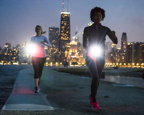 Safety Strobe Light - Stay seen and safe from cars and cyclists on your night runs