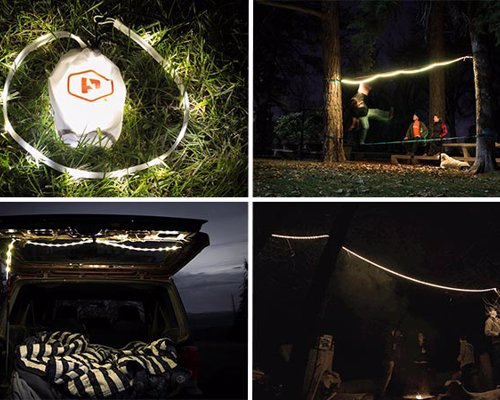 Luminoodle Waterproof Lightweight LED Light Rope - There are so many uses for this neat rope light, from camping, to cycling, and around the home