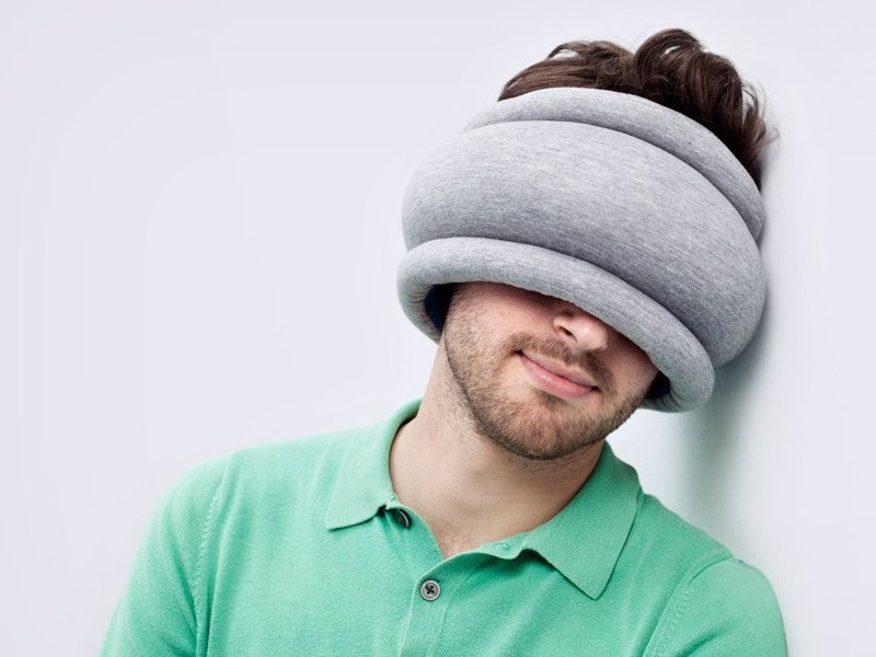 Ostrich Pillow Light - The smaller, more portable version of the sleep anywhere Ostrich Pillow