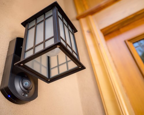 Kuna Smart Home Security Light & Camera - See who's at your door from your smart phone, and talk to them from wherever you are