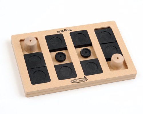 Nina Ottosson Wooden Dog Toy - A great puzzle to keep your dog entertained, providing mental and physical stimulation.