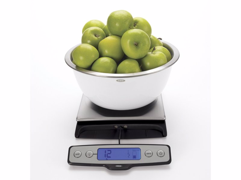 OXO Good Grips 22-Pound Food Scale - High quality & high capacity kitchen scale from the popular OXO Good Grips range